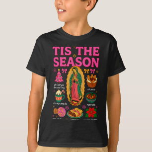 Het Is Het Seizoen Mexicaans Kerstmis Kerst Eten P T-shirt