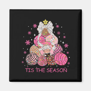 Het Is Het Seizoen Mexicaanse Kerst Pan Dulce Kers Magneet
