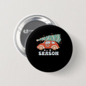 Het Is Het Seizoen Minimal Clean Ronde Button 5,7 Cm (Voorkant /achterkant)