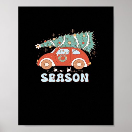 Het Is Het Seizoen Minimal Rein Poster (Voorkant)