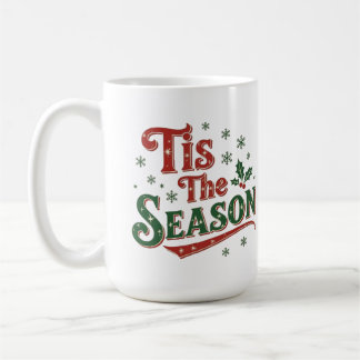 Het is het seizoen minimale chic Sinterklaas kerst Koffiemok