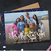 Het is het seizoen | Nautische Kerst Foto Kaart