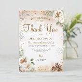 Het is het seizoen om dank je wel te zeggen kaart (Staand voorkant)