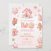 Het is het seizoen OM de 2e verjaardag van Cookie  Kaart (Voorkant)