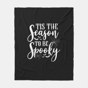 Het Is Het Seizoen Om Griezelig Te Zijn Halloween Fleece Deken