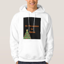 het is het seizoen om Kerstboom hoodie te dansen