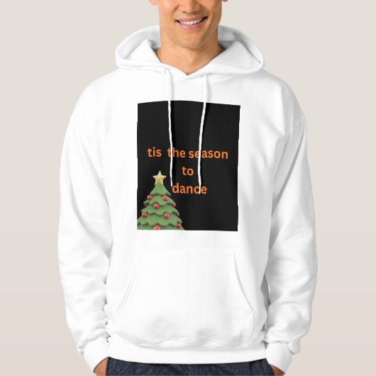 het is het seizoen om Kerstboom hoodie te dansen (Voorkant)