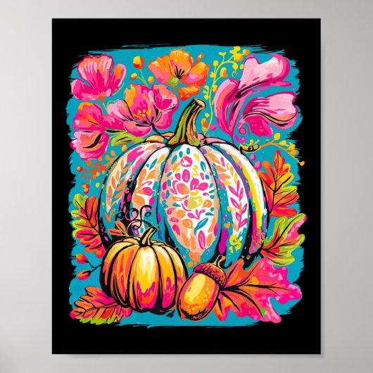 Het Is Het Seizoen Pompoen Herfst Val Jullie Blade Poster (Voorkant)
