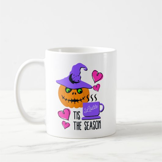 Het Is Het Seizoen Pompoen Kruiden Halloween Mok (Links)