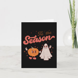 Het Is Het Seizoen Pompoen  Specerij Herfst Boo Ha Kaart