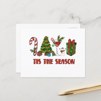 Het Is Het Seizoen Prettig Kerstfeest Briefkaart