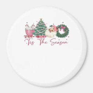 Het Is Het Seizoen Prettig Kerstmis Schattig Kerst Magneet