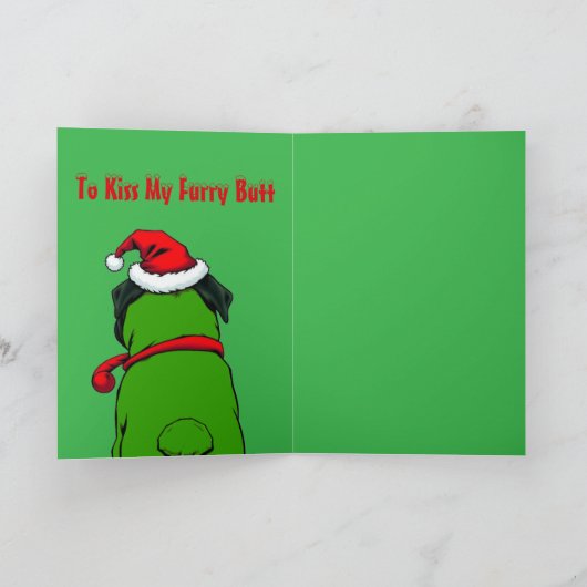 Het Is Het Seizoen Pug Kaart (Binnen)