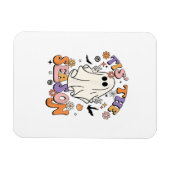 Het Is Het Seizoen Retro Halloween Feestje Grappig Magneet (Horizontaal)