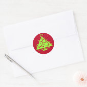 Het is het Seizoen Ronde Sticker (Envelop)