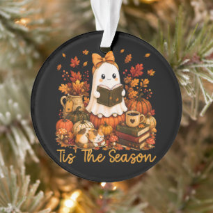 Het Is Het Seizoen Schattig Geest Lezen Boek Herfs Ornament
