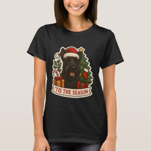 Het Is Het Seizoen Schotse Terrier Hond Vrolijk Ke T-shirt