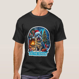 Het Is Het Seizoen Skye Terrier Hond Vrolijk Kerst T-shirt