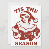 Het Is Het Seizoen Snarkige Kerst Sarcasthische Gr Feestdagenkaart (Voorkant)