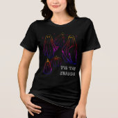 Het is het Seizoen Spookachtige Geest Tri-Blend Shirt (Voorkant)
