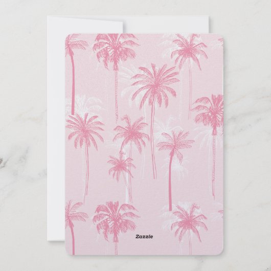 Het is het Seizoen Tropische Flamingo Kerstmis Feestdagenkaart (Achterkant)