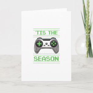Het Is Het Seizoen Videogames Kerstmis Xmas Gamer Kaart