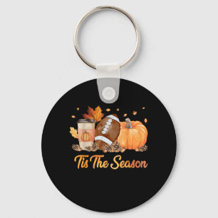 Het Is Het Seizoen Voetbal Herfst Seizoen Voetbal Sleutelhanger