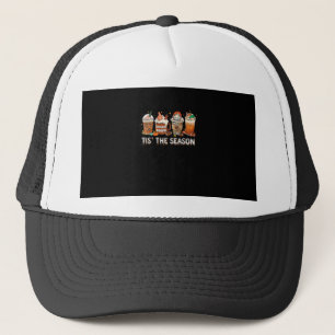 Het Is Het Seizoen Voetbal Pompoen Kruiden Hallowe Trucker Pet