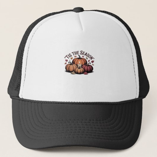 Het Is Het Seizoen Voetbal Trucker Pet (Voorkant)