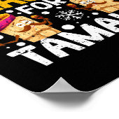 Het is het seizoen voor tamales Funny Mexican Poster (Hoek)