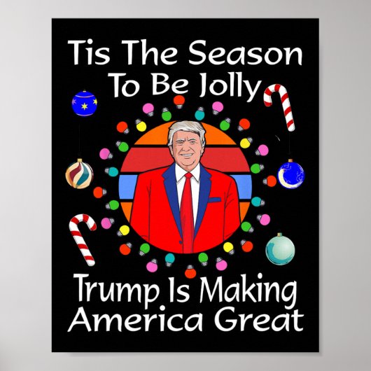 Het Is Het Seizoen Voor Trump Poster (Voorkant)