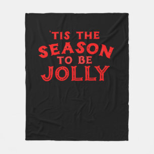 Het Is Het Seizoen Vrolijk Kerstfeest Fleece Deken
