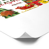 Het Is Het Seizoen Weer Kerst Elf Poster (Hoek)