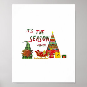 Het Is Het Seizoen Weer Kerst Elf Poster