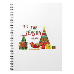 Het Is Het Seizoen Weer Kerstkabouter Notitieboek