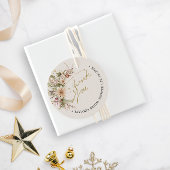 Het is het Seizoen Winter Bruidsfeest  Bedankjes Labels