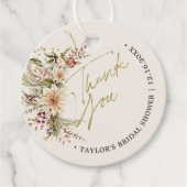 Het is het Seizoen Winter Bruidsfeest Bedankjes Labels (Voorkant)