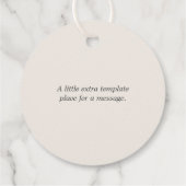 Het is het Seizoen Winter Bruidsmeisjes Borrel Bedankjes Labels (Achterkant)