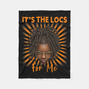 Het is het slot voor mij Black History Month Melan Fleece Deken