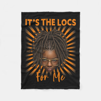 Het is het slot voor mij Black History Month Melan Fleece Deken