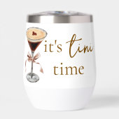 Het is het Tini Time Espresso Martini Vrijgezellen (Voorkant)