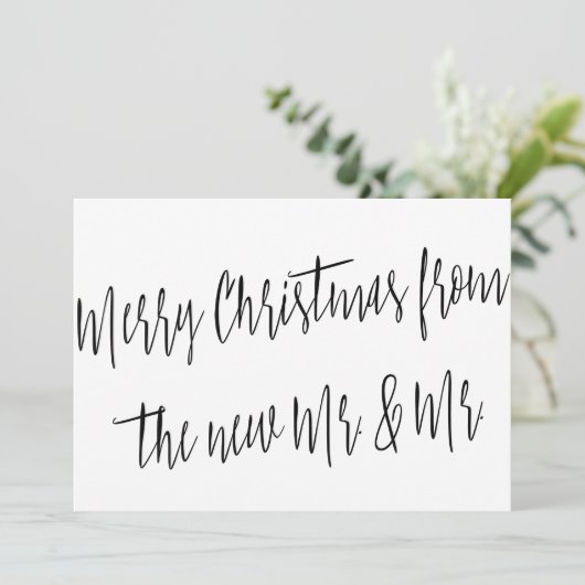 Het is het vervolg op "Merry Christmas from the ne Feestdagenkaart (Staand voorkant)