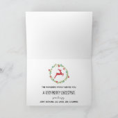 Het is het Wenskaart van de Vakantie van Kerstmis Feestdagen Kaart (Binnen)