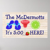 Het is hier 5:00 poster (Voorkant)