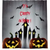 Het is hier eng douchegordijn (Voorkant)