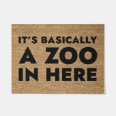 Het is hier in feite een dierentuin deurmat (Voorkant)