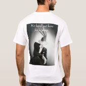 Het is hier moeilijk voor een pooier. t-shirt (Achterkant)