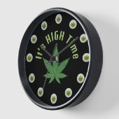 Het is High Time Weed Leaf Green Paars Custom (Hoek)