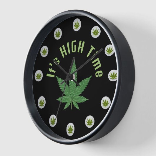 Het is High Time Weed Leaf Green Paars Custom (Hoek)