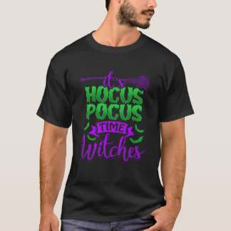 HET IS HOCUS POCUS TIJD HEKSEN Grappig enge Hallow T-shirt